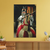 Suit van pantsergerei en van paardenpestpantserger canvas afdruk (Insitu (Woonkamer))