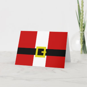 Suit van Santa Feestdagen Kaart