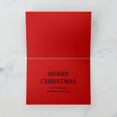 Suit van Santa Feestdagen Kaart (Binnen)