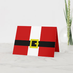 Suit van Santa Feestdagen Kaart