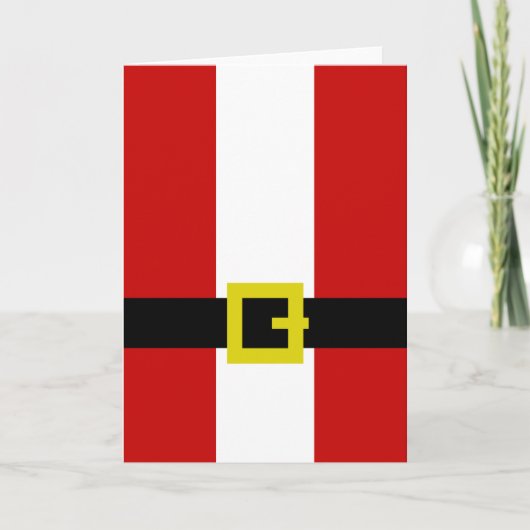 Suit van Santa Feestdagen Kaart (Voorkant)