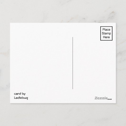 Suit van Santa Feestdagenkaart (Achterkant)