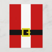 Suit van Santa Feestdagenkaart (Voorkant)