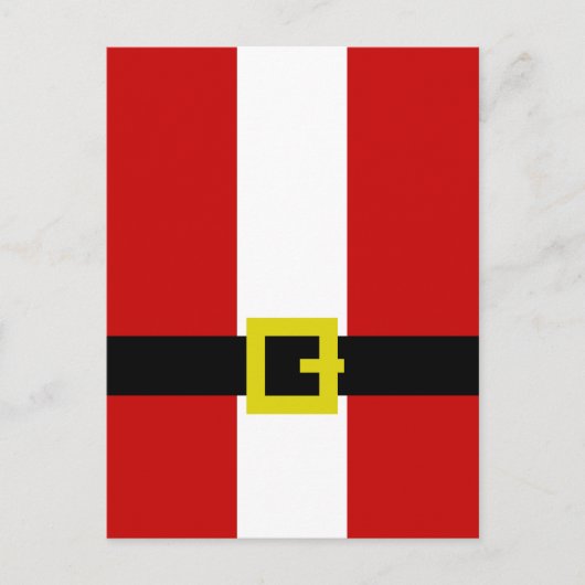 Suit van Santa Feestdagenkaart (Voorkant)