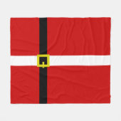 Suit van Santa | Kerstmis Fleece Deken (Voorkant (Horizontaal))