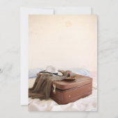Suitcase Hat Lipstick Retirement Party Kaart (Achterkant)