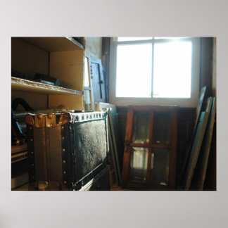 Suitcase in het Attisch Poster