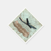 Suitcase Party Napkins Servetten (Hoek)