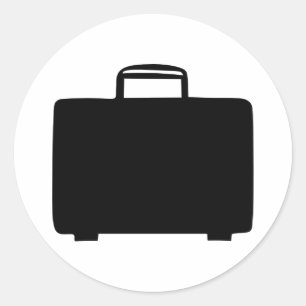 Suitcase Ronde Sticker