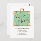  Suitcase We hebben een bewegende aankondiging ged Briefkaart (Voorkant / Achterkant)