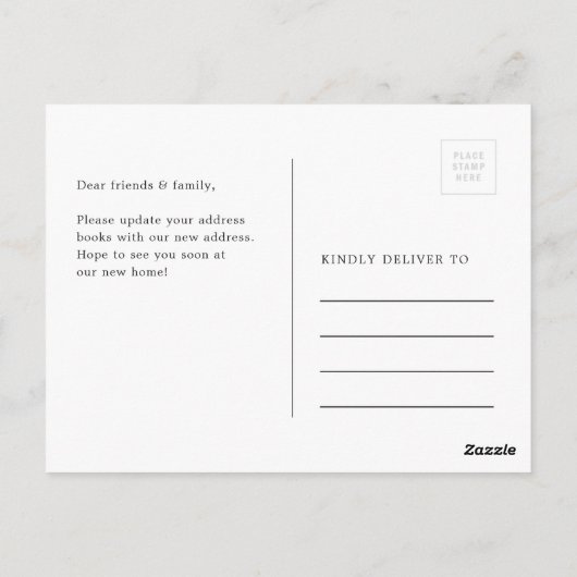  Suitcase We hebben een bewegende aankondiging ged Briefkaart (Achterkant)