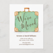  Suitcase We hebben een bewegende aankondiging ged Briefkaart (Voorkant)