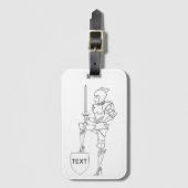 Suite Armor Diva om te personaliseren Bagagelabel (Voorkant (verticaal))