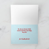 Suite met kerstkaart met kast feestdagen kaart (Binnen)