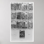 Suite of Hearts die het 'Popish Plot' illustreert Poster (Voorkant)