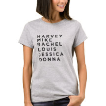 Suits Character Fan T-shirt