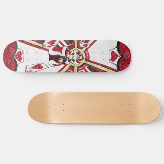 [Suits of Royalty] Hartenkoningin Persoonlijk Skateboard (Horizontaal)