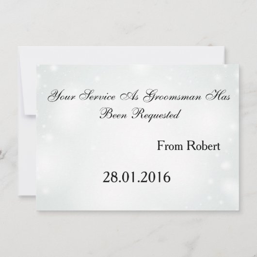 Suitup word jij mijn beste uitnodiging? kaart (Achterkant)