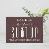 Suitup, word jij m'n huisvrouw? kaart (Staand voorkant)