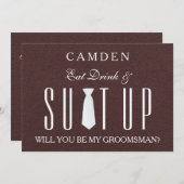 Suitup, word jij m'n huisvrouw? kaart (Voorkant / Achterkant)