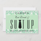 Suitup zal jij mijn Bestman zijn Kaart (Voorkant)