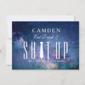 Suitup zal jij mijn Bestman zijn Kaart (Voorkant)