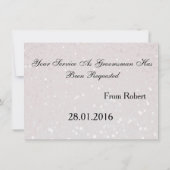 Suitup zal jij mijn Bestman zijn Kaart (Achterkant)