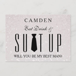 Suitup zal jij mijn Bestman zijn Kaart