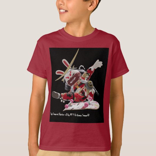Suji Samurai Skater v3 Tri-Blend Shirt (Voorkant)