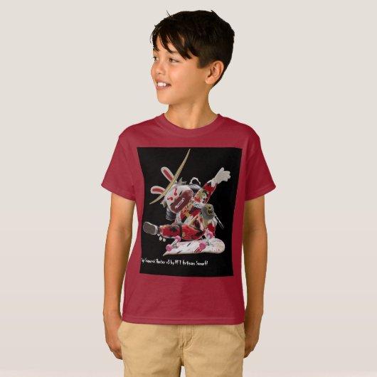 Suji Samurai Skater v3 Tri-Blend Shirt (Voorkant volledig)