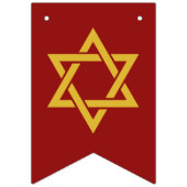 Sukah Decoration Happy Sukkot Banner met Lulav (Tweede vlag)