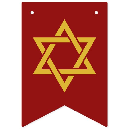 Sukah Decoration Happy Sukkot Banner met Lulav (Tweede vlag)