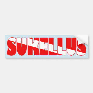 Sukellus (Fins) Bumpersticker