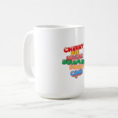 sukerdikker kers taart donut cake koffiemok (Voorkant links)