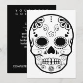 sukerenschedels : 1 kaart (Voorkant / Achterkant)