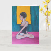 Sukhasana Kaart (Gele Bloem)