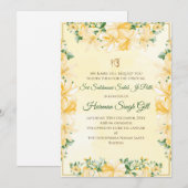 Sukhmani pad invitatie digitale download kaart (Voorkant / Achterkant)