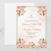 Sukhmani pad invitatiekaartjes als Akhand Path uit Kaart (Voorkant / Achterkant)