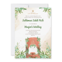 Sukhmani Path invite & Digital Akhand pad uitnodig