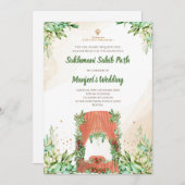 Sukhmani Path invite & Digital Akhand pad uitnodig Kaart (Voorkant / Achterkant)