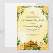 Sukhmani Sahib pad digital uitnodiging Akhand pad (Voorkant / Achterkant)