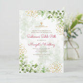 Sukhmani Sahib pad-invitatie Digitale Kaart (Staand voorkant)
