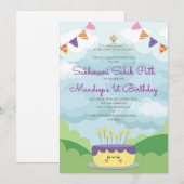 Sukhmani Sahib pad uitnodiging 1e verjaardag (Voorkant / Achterkant)