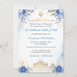 Sukhmani Sahib Path Birthday Card Kaart