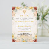 Sukhmani Sahibji Path uitnodigingskaart, Akhand Pa Kaart (Staand voorkant)