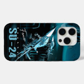 Sukhoi SU24 Russische gevechtsvliegtuig telefoon g Case-Mate iPhone Case (Achterkant (horizontaal))