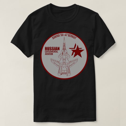 Sukhoi Su47 Berkut 6 T-shirt (Design voorkant)