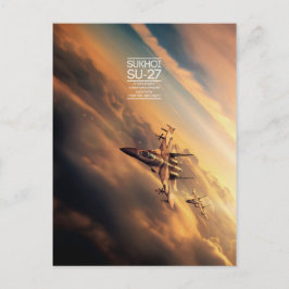 Sukhoi Su-27 briefkaart