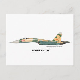 Sukhoi SU-27SK Flanker Briefkaart