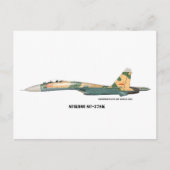 Sukhoi SU-27SK Flanker Briefkaart (Voorkant)